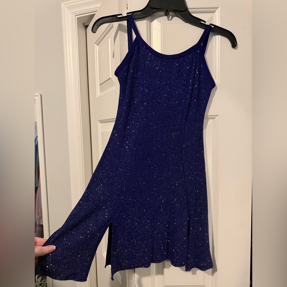 Sparkling Blue Dance Costume